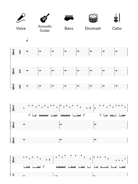 Oasis Wonderwall Guitar Tablature And Notes Jellynote
