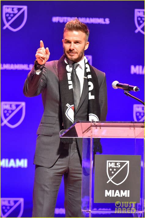 David Beckham Announces New Mls Team In Miami Son Brooklyn Joins Him