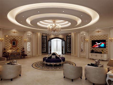 Not only does this idea improve the aesthetics of your office. Lobby arabic style | Pop false ceiling design, False ...