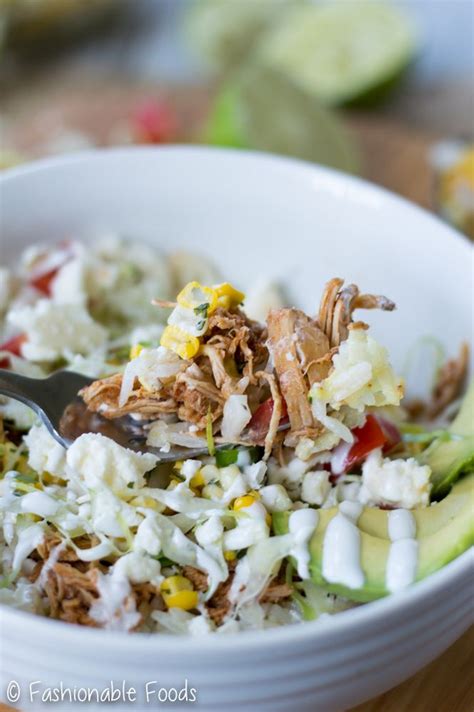 If this recipe looks good to you, pin it and share it. Leftover Pulled Chicken Burrito Bowls (with Roasted Corn ...