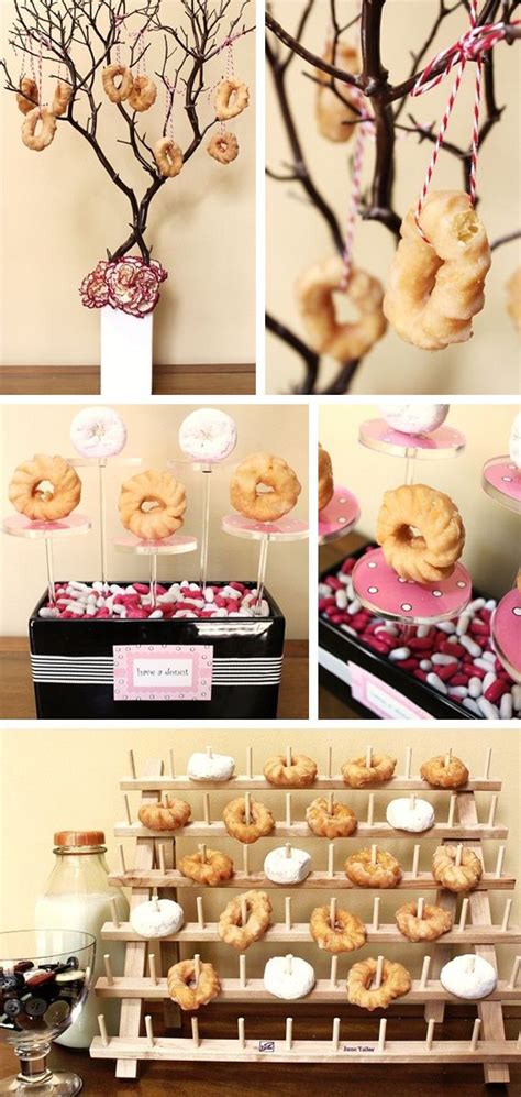 Pin By Judy Hammond On Events Donut Party Donut Display Wedding