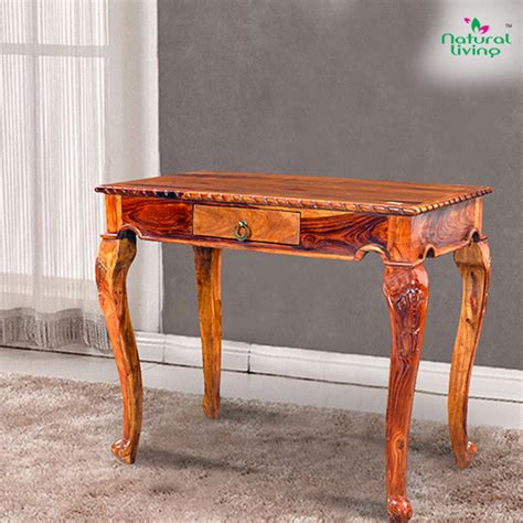 The study table with just a table top and four legs, may not be a good choice for the people who want a table with drawers. 1 Drawer Study Table | Get upto 45% discount on sheesham ...