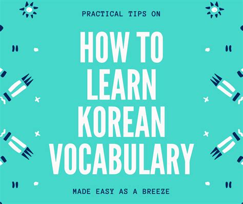 How To Learn Korean Vocabulary Miss Elly Korean