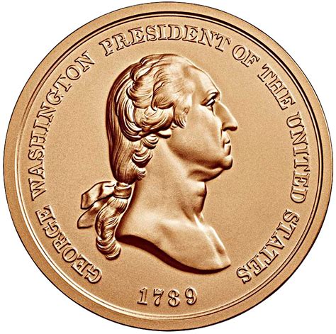 George Washington Bronze Medal Jetons Numista
