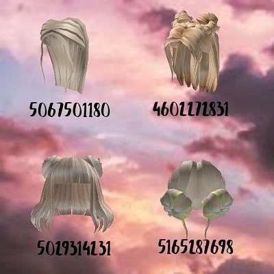 So these are some of the beautiful roblox hair codes for boys and girls. Roblox Hair Id Codes Blonde : Bloxburg Blonde Aesthetic ...