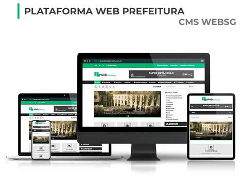 Plataforma Web Prefeitura Portal Prefeitura Gerenci Vel Site Para C Meras Gerenci Vel