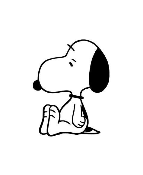 Snoopy Sad Digital Art By Peter B Lutes
