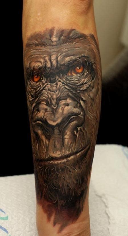 Silverback Gorilla Tattoos Worlds Best Tattoos