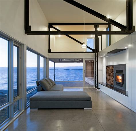 Beautiful Living Room W Atlantic Ocean View At Sunset Rock House Nova