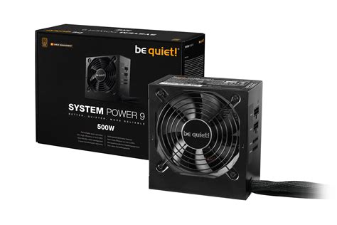 System Power 9 Cm 500w Leise Essential Netzteile Von Be Quiet