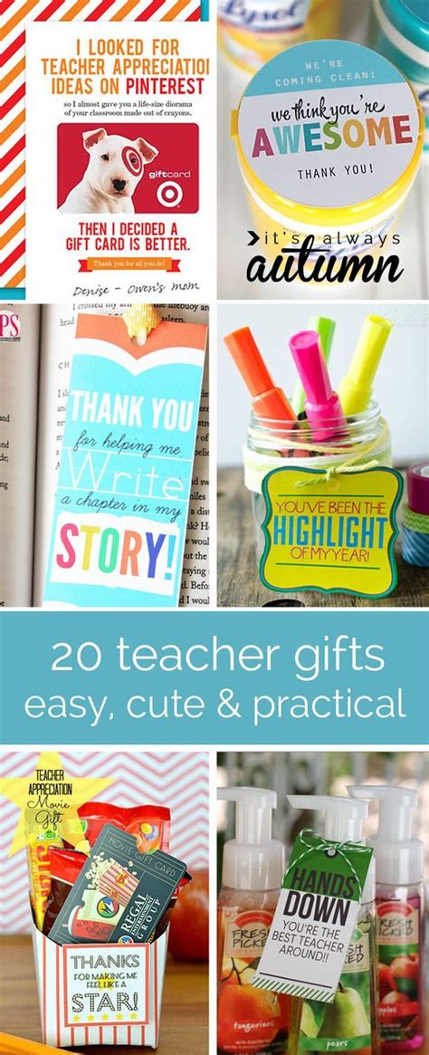 20 Cheap Easy Cute Teacher Appreciation Ts Teacher Ts