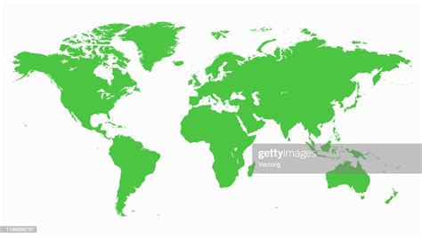 Earth Map High Res Vector Graphic Getty Images