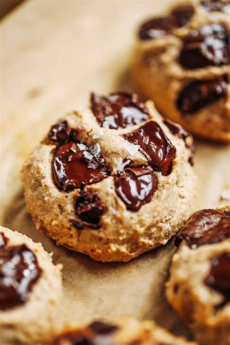 Almond cookies have a crisp bite and when you bite, almond meal/flour and almonds on top give really nice almond flavor in your mouth. Almond Flour Chocolate Chip Cookies - Paleo Gluten Free Eats