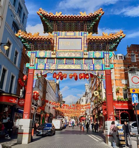 One On The Gates Which Act As An Entrance To Londons Chinatown It Was
