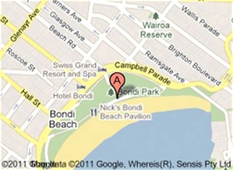 The south end of the beach is generally reserved for surfboard riding. Bondi Beach Map | Australia | Pinterest