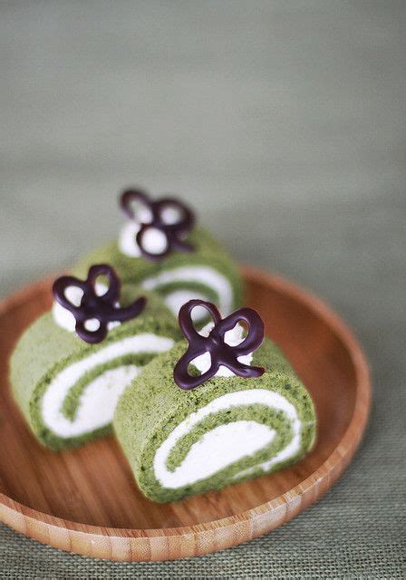 Matcha Swiss Roll With Baileys Flavoured Cream Green Tea Dessert