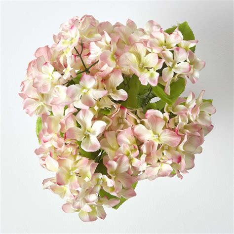 Artificial Hydrangea Plant Silk Fake Flowers Large Home