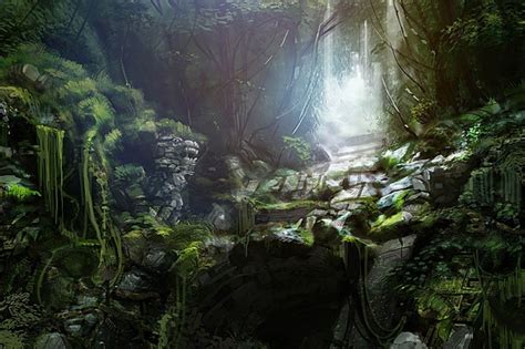 Jungle Cave By Axl99 Environment Concept Art Concept Art