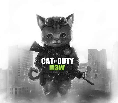 Cat Illustration Art Gaming Cats Assassins Creed Call Of Duty Bioware