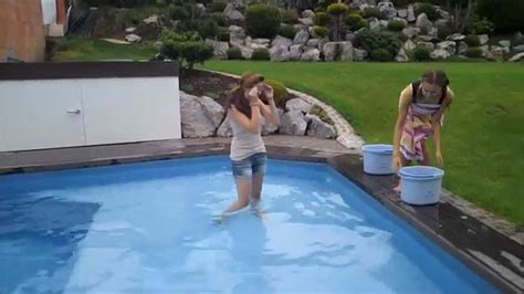 Rain Pool And Cold Water The Ice Bucket Challenge Youtube