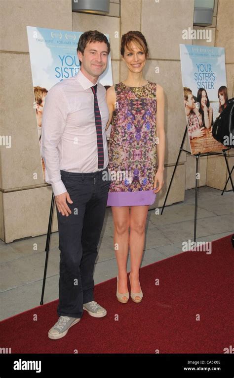 Usa Mark Duplass Lynn Shelton At Arrivals For Your Sisters Sister Premiere Arclight
