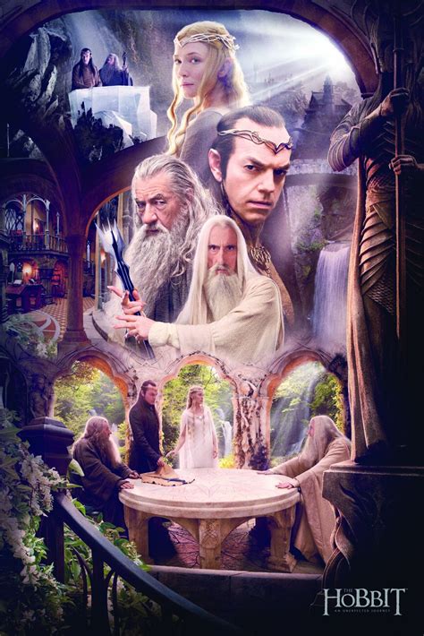 Wall Art Print Hobbit White Council Ts And Merchandise Europosters