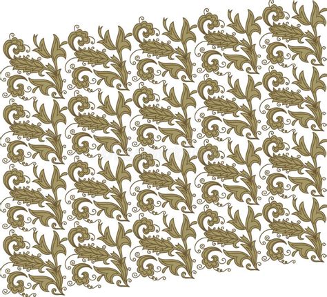 Wallpaper Bronze Pattern In The Style Of Baroque Seamless Vector