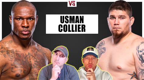 Ufc Vegas 79 Jake Collier Vs Mohammed Usman Prediction Bets And Draftkings Youtube