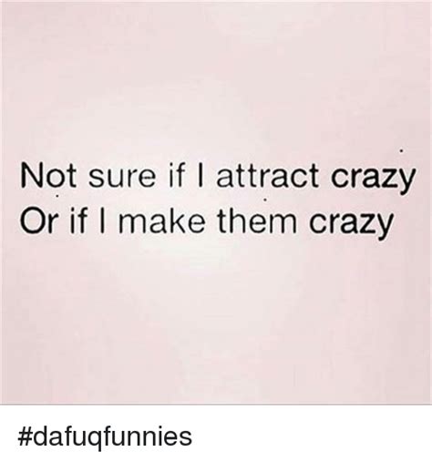 Not Sure If I Attract Crazy Or If I Make Them Crazy Dafuqfunnies