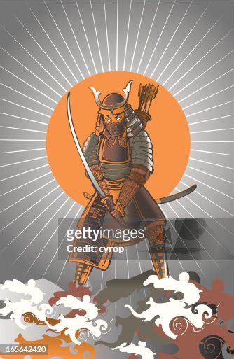 Japanese Samurai Warrior Sketch High Res Vector Graphic Getty Images