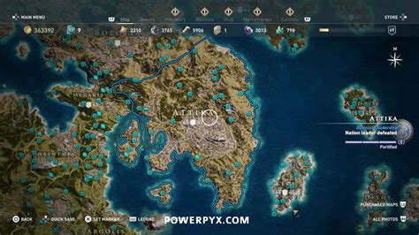 Assassins Creed Odyssey Interactive Map Maping Resources
