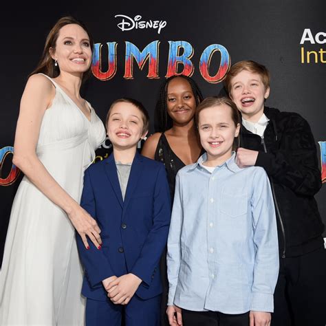 Brad pitt has been awarded temporary joint custody of the six children he shares with angelina jolie, two sources with knowledge of the case told cnn. Angelina Jolie and Her Kids at Dumbo Premiere 2019 | POPSUGAR Celebrity Photo 4