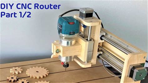 Diy Cnc Router Part 1 Building A Small Cnc Router Youtube