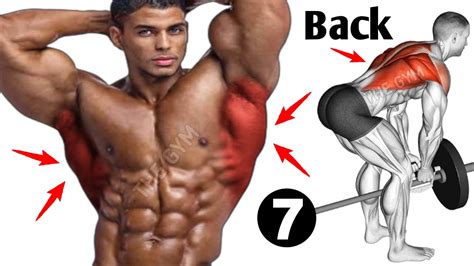7 Perfect Exercises To Build Bigger Back Effective Back Workout Youtube