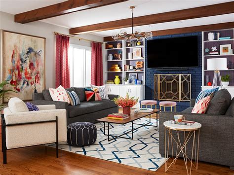 A Colorful Living Room Renovation With Ideas To Steal Hgtv