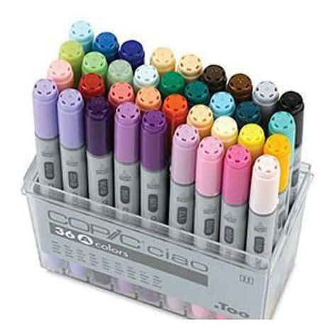 Copic Ciao Markers Set A 36 Colours Au