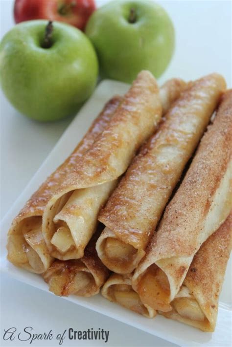 Caramel Apple Taquitos Swanky Recipes Simple Tasty Food Recipes