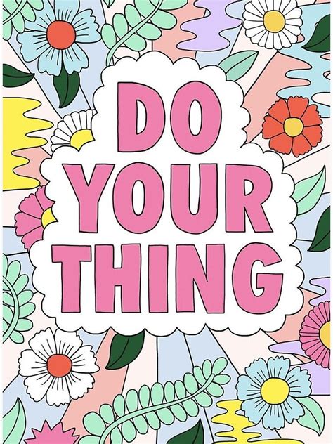 Do Your Thing Sticker By Livdawn Art Collage Wall Lettering Photo