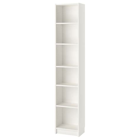 Ikea kallax white bookshelf shelving unit. BILLY Bookcase, white, 15 3/4x11x79 1/2" - IKEA