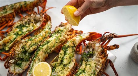 Barbecued Crayfish With Herby Garlic Butter Fresh Recipes Nz