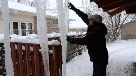 The data come from various sources. Removing Giant Icicles - YouTube