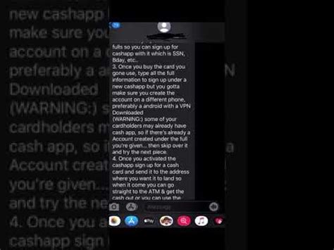 The cash app carding guide/tutorial on bin, fullz and cc samples complete guide. 2020 cash app method ! Guaranteed income 💯 - YouTube