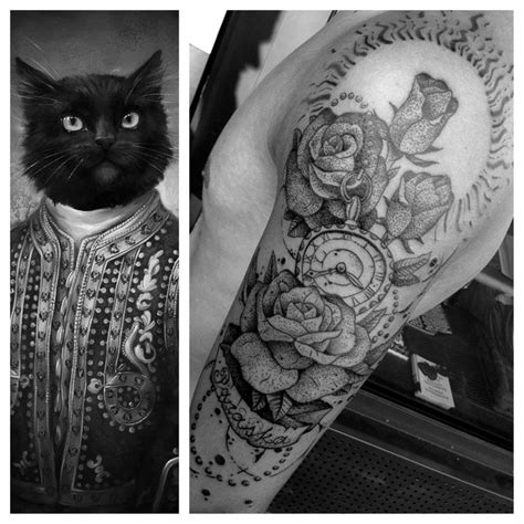 Classic motifs . I had fun dooing this one | Animal tattoo, I tattoo