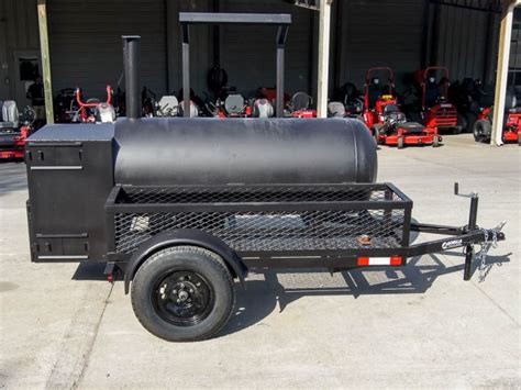 Washable 250 Gallon Pull Behind Bbq Smoker Single Door With