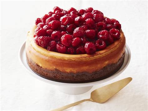 Easy, fast recipe for cheesecake. Raspberry Cheesecake Recipe | Ina Garten | Food Network