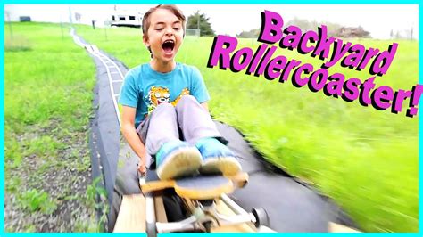 Homemade Backyard Rollercoaster Youtube