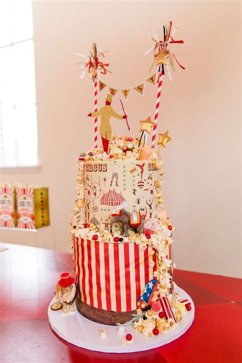 greatest showman circus birthday party kara s party ideas birthday party cake circus