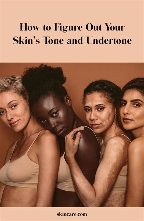 Let's break down the different undertones the surface color of your skin tone, or the first thing you see when you look in the mirror, may appear ruddy, but your undertone could be golden. How to Determine Your Skin Tone and Undertone | Skincare ...