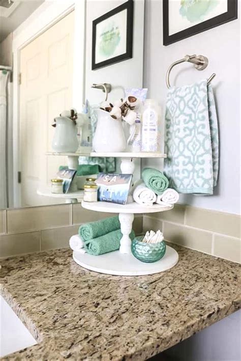 Whether you're searching for a traditional, vintage, or modern look, a stylish vanity is essential to helping the room shine. 40 Beautiful Bathroom Vanity Tray Decor Ideas (With images ...