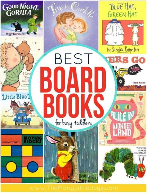 Best Board Books for Toddlers | Toddler books, Board books ...